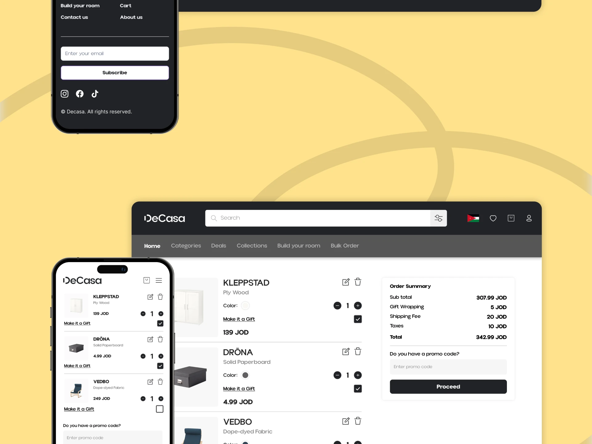 Decasa interface design by Stroom Studio, view 10