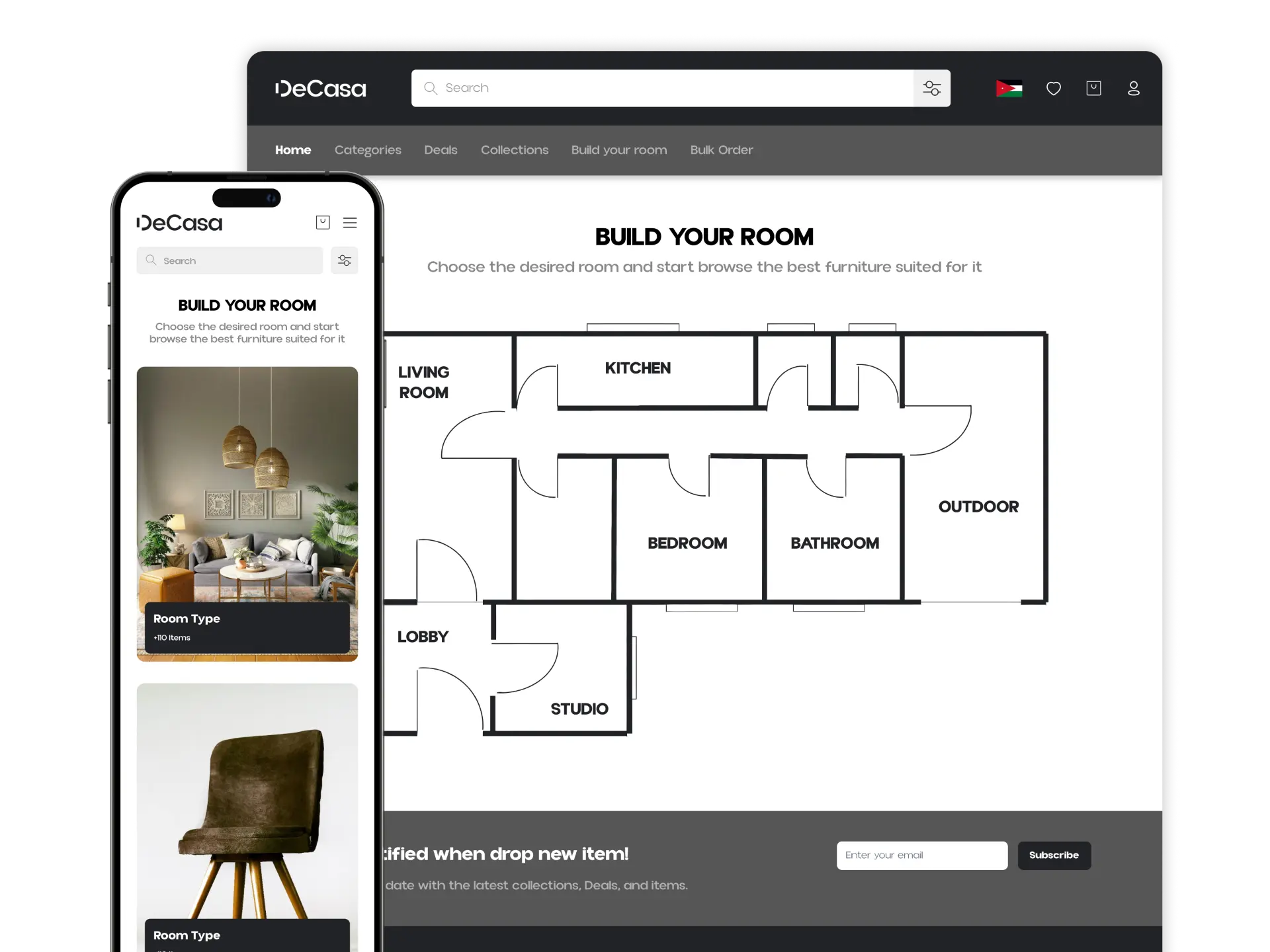 Decasa interface design by Stroom Studio, view 12
