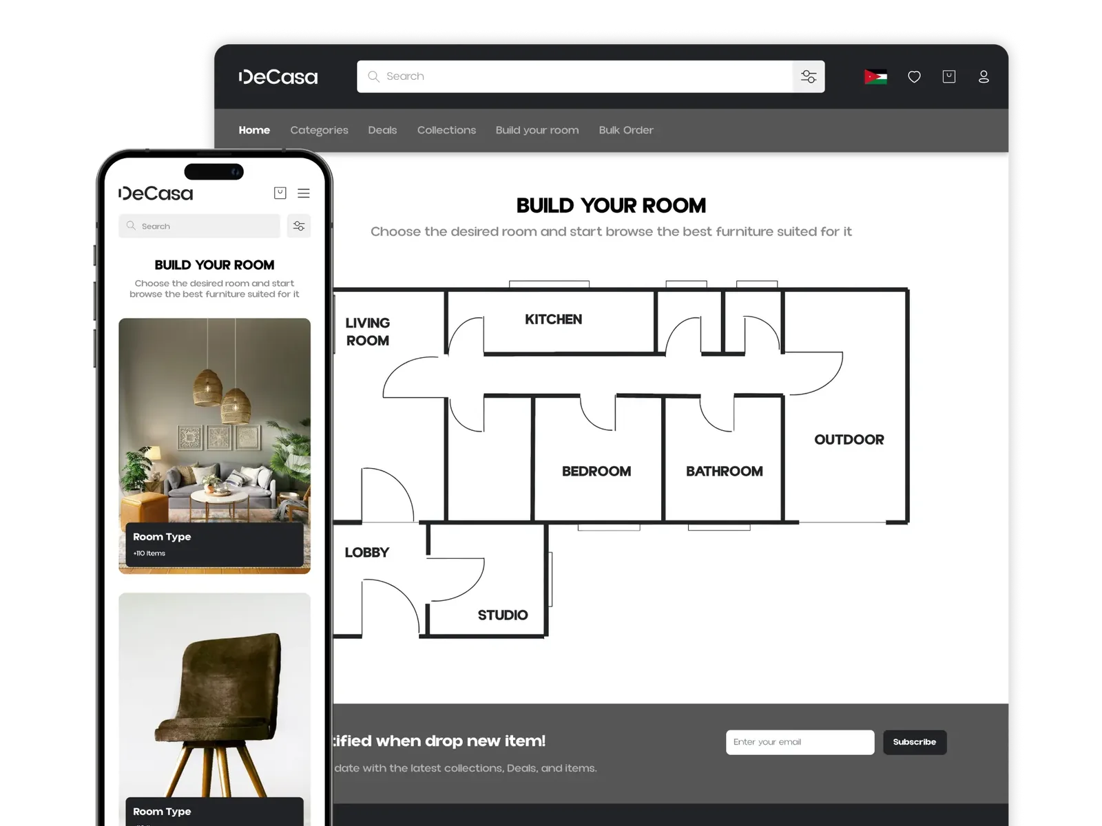 Decasa interface design by Stroom Studio, view 12