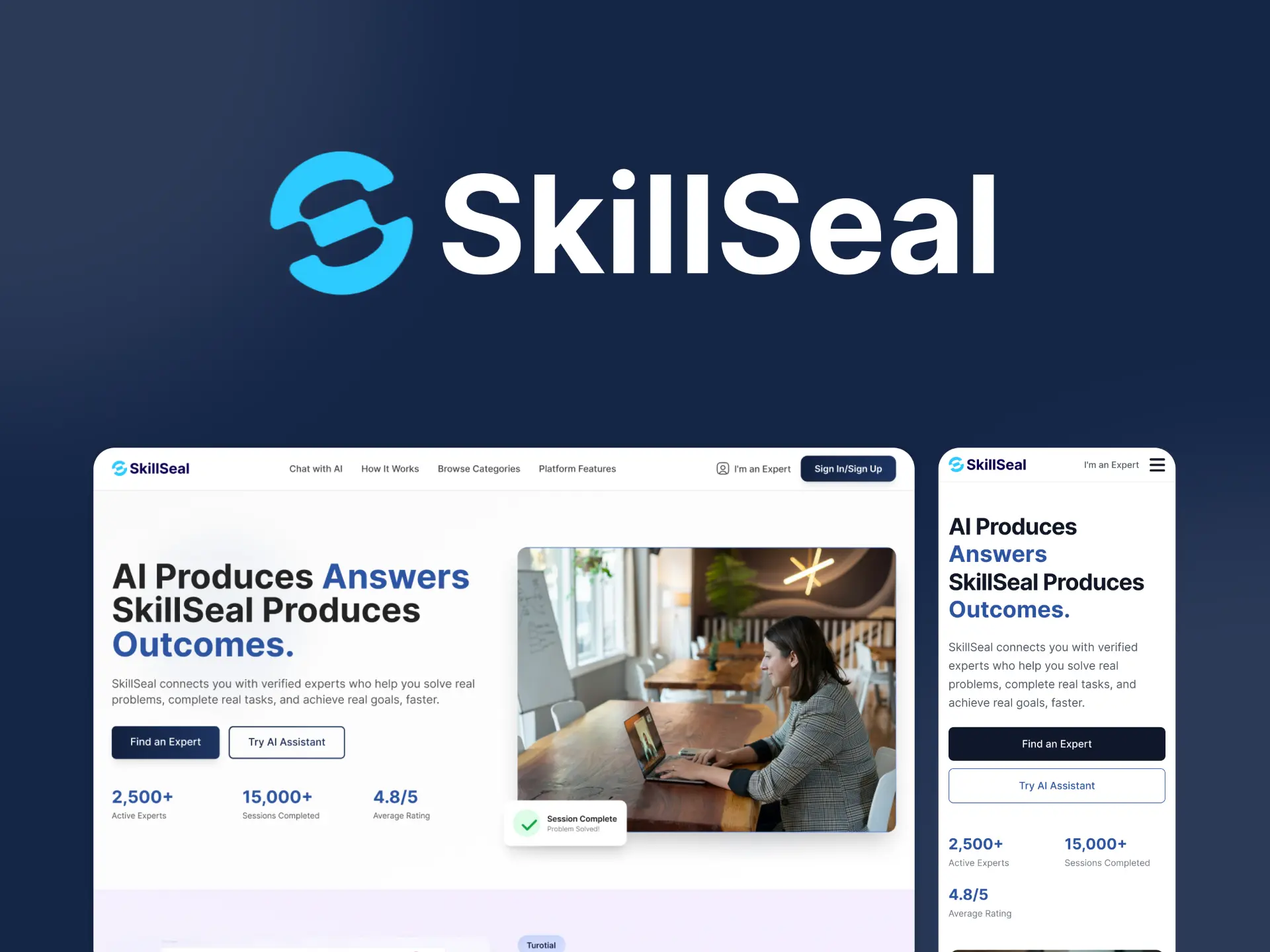 SkillSeal project by Stroom Studio