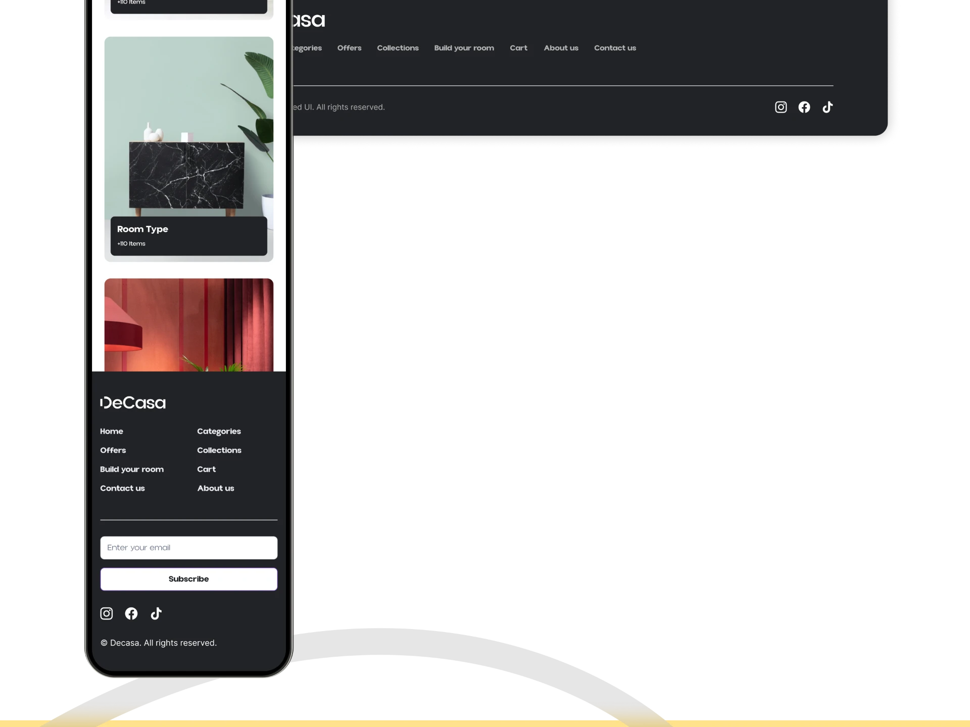 Decasa interface design by Stroom Studio, view 13