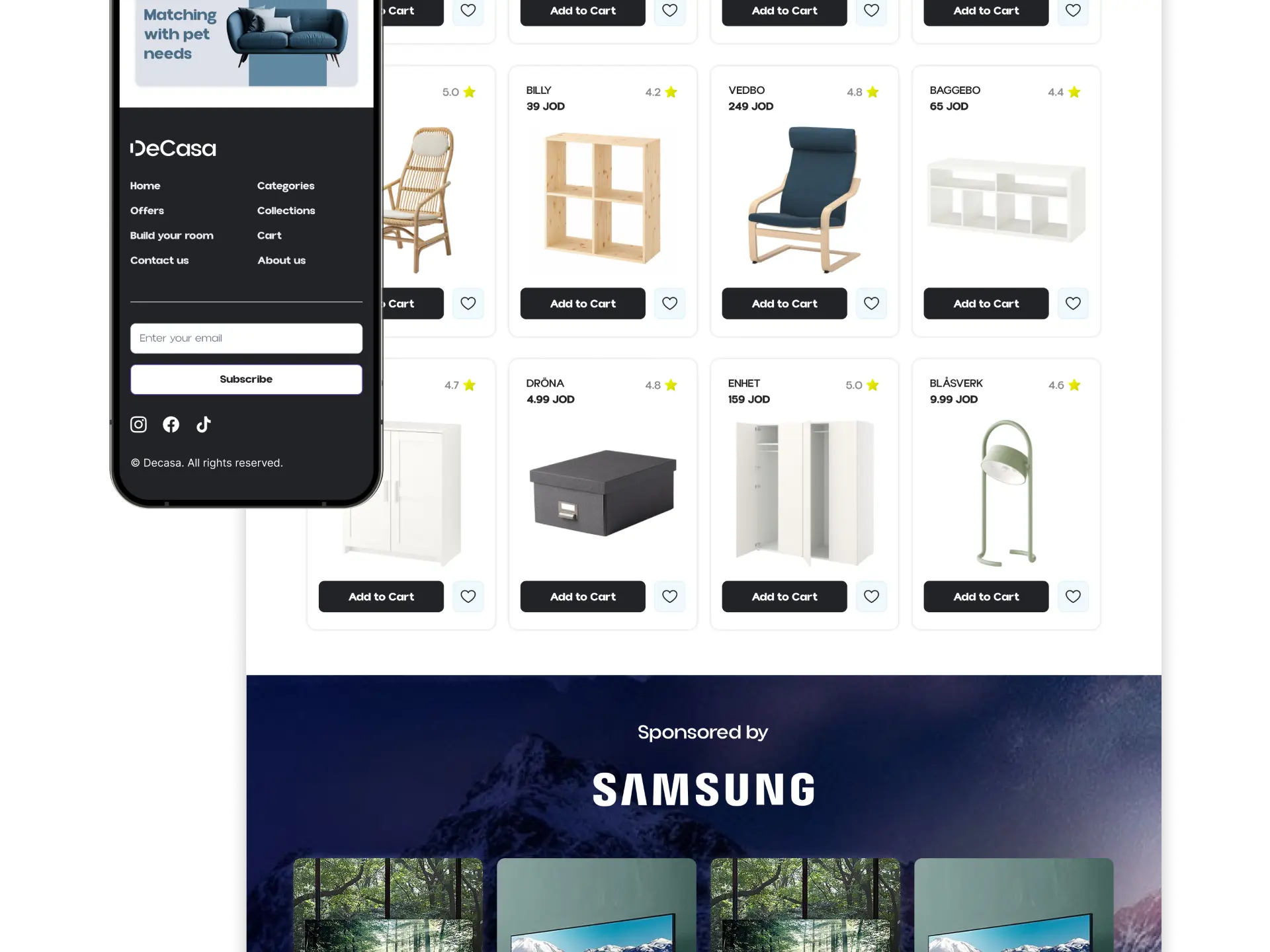 Decasa interface design by Stroom Studio, view 5